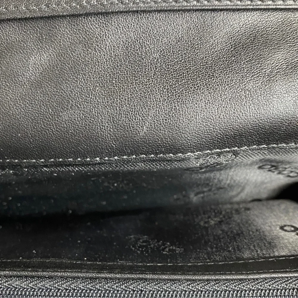 COBO BLU Black Leather Wallet